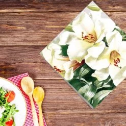 Nicole Fantini Collection Serene Green Disposable Lunch Paper Napkins 20 Ct