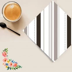 Nicole Fantini Collection Shades Of Grey Disposable Lunch Paper Napkins 20 Ct