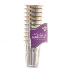 Blue Sky Elegant Cups Silver Collection Wine Kiddush Cup/Kiddish Cup Superior Heavy Weight 5.5 Oz