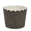 Blue Sky Simcha Collection Black Polka Dots Large Baking Cups 20CT