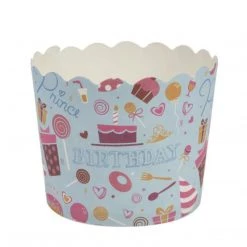 Blue Sky Simcha Collection Blue Bday Large Baking Cups 20CT