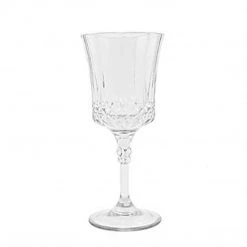 Blue Sky Simcha Collection Crystal Like Elegant Plastic Wine Glasses French Goblets Clear 10oz