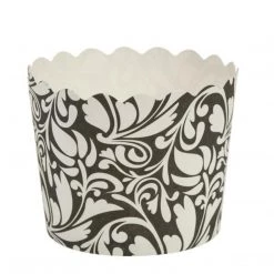 Blue Sky Simcha Collection Design Small Baking Cups Black 20CT