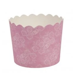 Blue Sky Simcha Collection Pink Floral Small Baking Cups 20CT