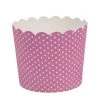 Blue Sky Simcha Collection Pink Polka Dots Large Baking Cups 20CT