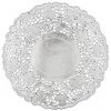 Blue Sky Tablecloths & Placemats Simcha Collection Round Silver Doily 6.5"