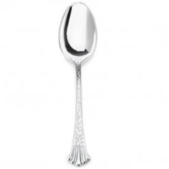 Blue Sky Simcha Silver Plastic Soup Spoons
