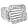Nicole Collection Small Broiler Disposable Aluminum Baking Pan 9 X 6 X 1.33
