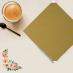 Lillian Solid Gold Lunch Napkins