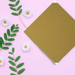 Lillian Solid Gold Beverage Napkins Elegant Napkins