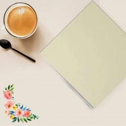 Lillian SALE Solid Ivory Bistro Napkins 15 Count Clearance Sale