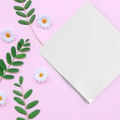 Lillian Clearance Sale SALE Solid Pearl Lunch Napkins 40 Count