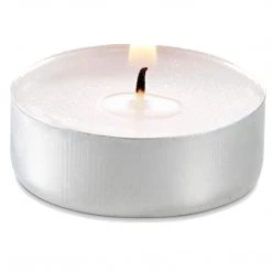 OnlyOneStopShop Tealight Candles White Unscented Aluminum 7 OnlyOneStopShop Tealight Candles White Unscented Aluminum