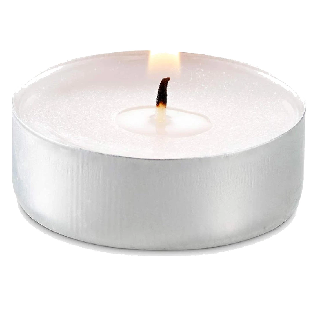 OnlyOneStopShop Tealight Candles White Unscented Aluminum 3 OnlyOneStopShop Tealight Candles White Unscented Aluminum