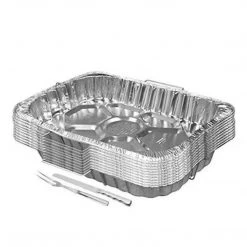 Nicole Collection Aluminum Rectangular Handle Rack Roaster