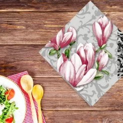 Nicole Fantini Collection Timeless Tulip 1 Disposable Lunch Paper Napkins 20 Ct
