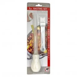 OnlyOneStopShop Chef Valley Durable Basting Set 3PC Aluminum