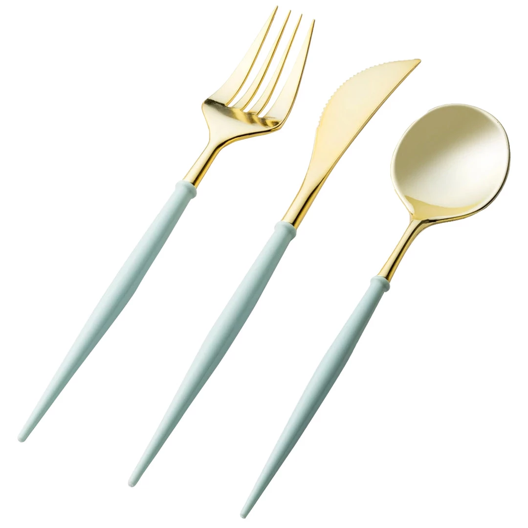 Decorline Orchid Collection Dinner Plate Turquoise & Gold Tableware Package Set 8 Decorline Orchid Collection Dinner Plate Turquoise & Gold Tableware Package Set