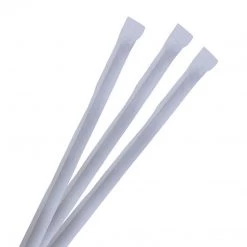 Colosal Colossal Individually Wrapped Beverage Straws 7 3/4 Inches Smoothie Cups