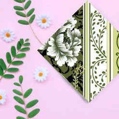 Nicole Fantini Collection Vector #24 Disposable Lunch Paper Napkins 20 Ct Elegant Napkins