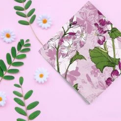 Nicole Fantini Collection Violet Opulence Disposable Lunch Paper Napkins 20 Ct Elegant Napkins