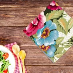 Nicole Fantini Collection Elegant Napkins Violets Are Blue Disposable Lunch Paper Napkins 20 Ct