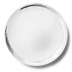 Decorline Whisk Collection White/Silver Dinner Plate Tableware Package Set Elegant Party Sets