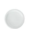 Blue Sky White Lightweight Plastic Plates White 6in