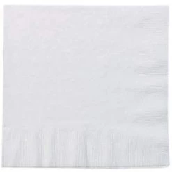 Party Dimensions Value Napkins White Lunch Napkins