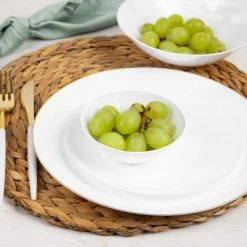 Blue Sky Organic Collection White Dinner Plates 10.5