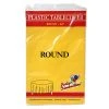 Party Dimensions Tablecloths & Placemats TableCloth Plastic Disposable Round Sunshine Yellow 84''