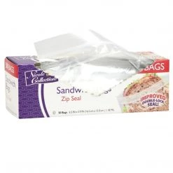 Nicole Collection Zip Seal Sandwich Bags