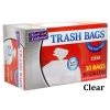 Nicole Collection Garbage Bags Nicole Home Collection Clear Trash Bags With Ties 30 Gal