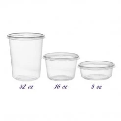 OnlyOneStopShop Deli Storage Containers 16 Oz. Lightweight Clear Plastic Round Deli Container With Lids 13 OnlyOneStopShop Deli Storage Containers 16 Oz. Lightweight Clear Plastic Round Deli Container With Lids
