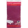 Party Dimensions Tablecover Plastic Berry Rectangular 54'' X 108'' Tablecloths & Placemats