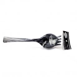 Lillian Black Heavy Weight Plastic Serving Fork 12