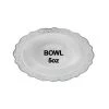 Decorline SALE Confetti Collections Soup Bowls White Silver 5 Oz 10 Count Clearance Sale