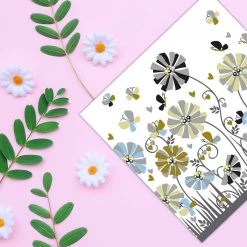 Nicole Fantini Collection Butterfly Love Disposable Lunch Paper Napkins 20 Ct