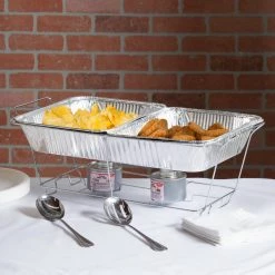 Nicole Fantini Collection 36PC Buffet Serving Kit Disposable Aluminum Refill Chafing Dish Buffet Serving Kit (RACKS NOT INCLUDED)