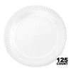 OnlyOneStopShop Foam Products Round White Unlaminated Foam Plate 6" 125 Count
