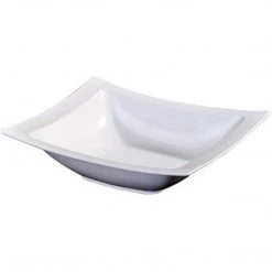Lillian Tablesettings Rectangular Plastic Dessert Bowls Clear 5 Oz
