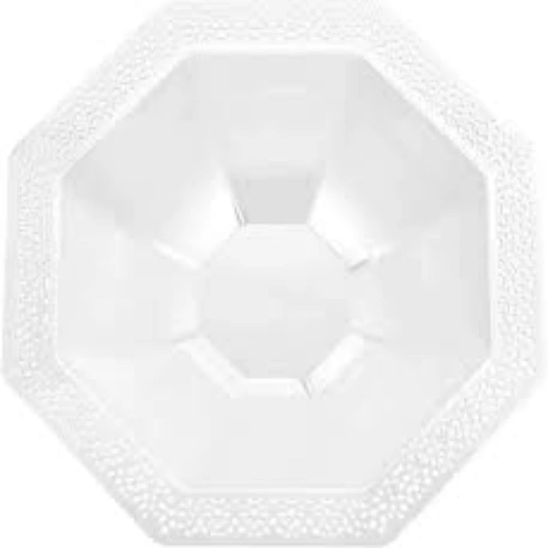 Lillian Tablesettings Lacetagon Plastic Bowl Pearl White 96 Oz Elegant Trays 2 Lillian Tablesettings Lacetagon Plastic Bowl Pearl White 96 Oz Elegant Trays
