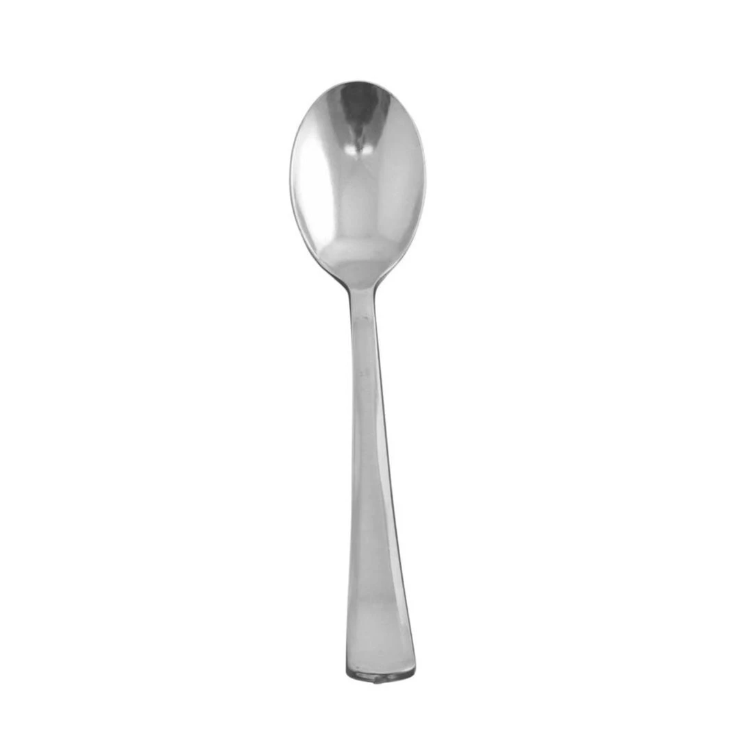 Blue Sky Dynasty Collection Plastic Silver Spoons 1 Blue Sky Dynasty Collection Plastic Silver Spoons