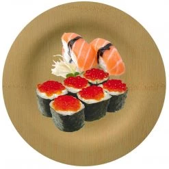 Nicole Fantini Collection SALE Vezee Bamboo Disposable Dinner Plates Round Size 7" 10PC 8 Nicole Fantini Collection SALE Vezee Bamboo Disposable Dinner Plates Round Size 7