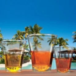 Lillian Clear XTRA HEAVY WEIGHT Plastic Double Shot Cup 5 Oz