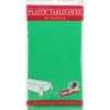 Party Dimensions Tablecover Plastic Green Rectangular 54'' X 108'' Tablecloths & Placemats