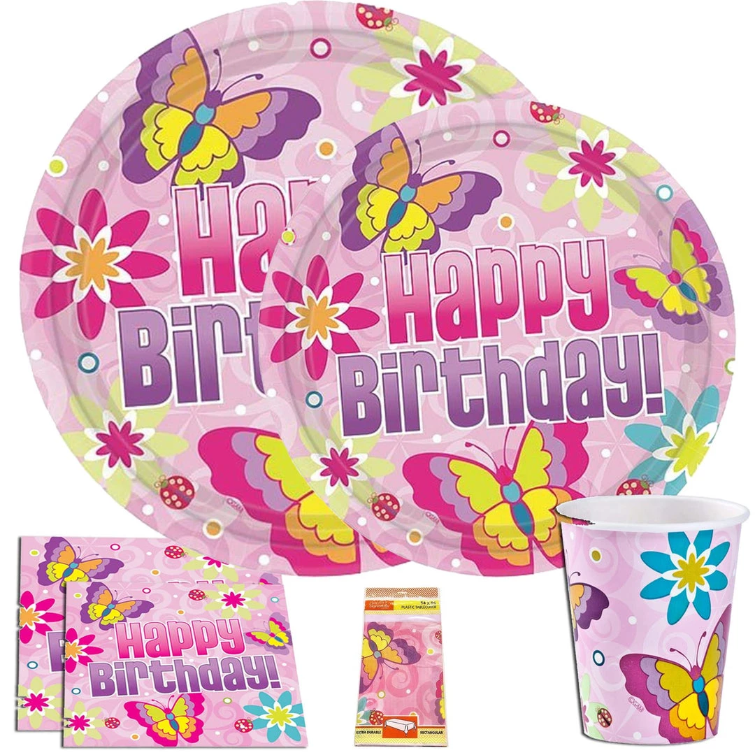 Hanna K Signature SALE Hanna K. Signature Bday Butterfly Plates 7" 36 Count Birthday Party 2 Hanna K Signature SALE Hanna K. Signature Bday Butterfly Plates 7" 36 Count Birthday Party