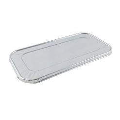 Nicole Collection Disposable ALUMINUM LID FOR 5 LB LOAF BAKING PAN 12 11/16" L X 6 9/16" W X 1/2" H
