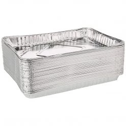 Nicole Collection 1/4 Quarter Sized Disposable Aluminum Foil Cookie Sheet | 12.75