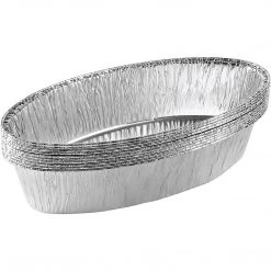 Blue Sky JetFoil Disposable Aluminum Challah Oval Foil Pan Small 2lb